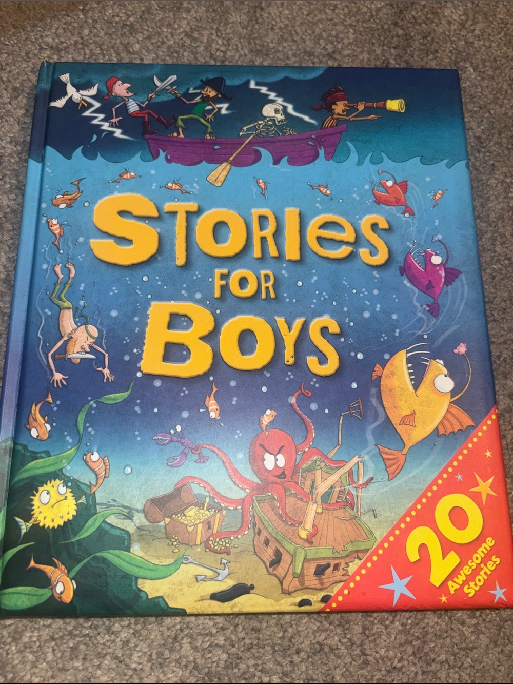 Stories for Boys - Blue Illustrated Children's Storybook